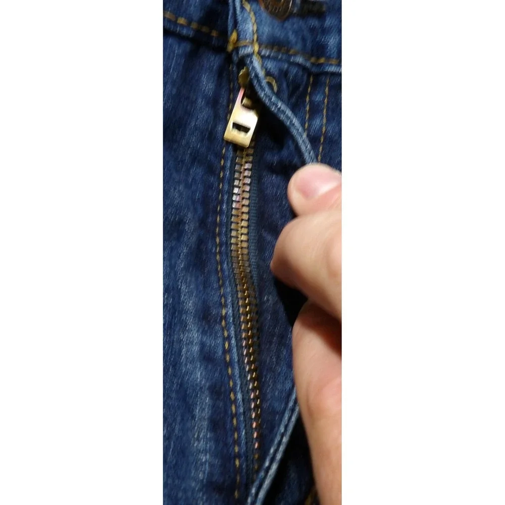 Levi's 569 Loose Straight Jeans Men W33 L34 Blue Denim Cotton Relaxed Casual